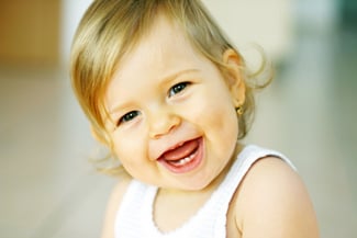 baby smiling