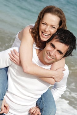Smiling couple