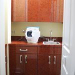 Sterilization area in examination room 