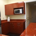 Office Kitchen with fridge and microwave